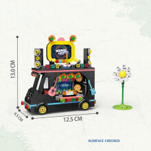 (AudienceCheered)Fairy Tale Town Studio Sun Room Cafe Assembly Art Building Blocks Girls Toys