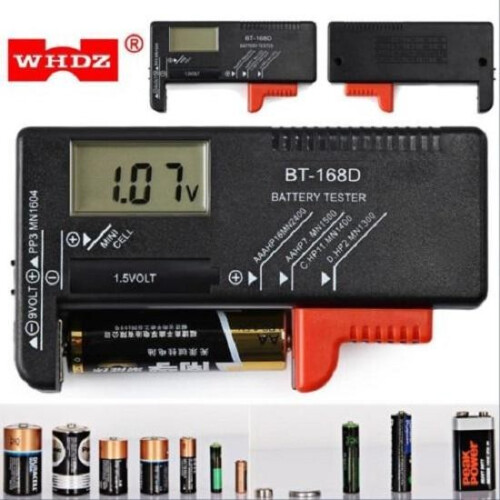 Universal Battery Tester Lcd Digital Display For 15v9v Aaaaacd 1