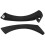 Car Left Interior Door Pull Handle with Cover Trim Replacement for- 3 Series E90 E91 E92 2004-2012 Black 1