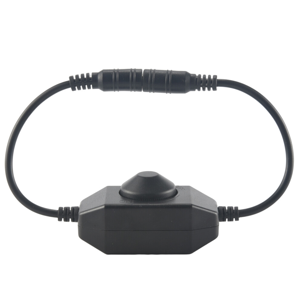 Led Bar Light Dimmer, 12V-24V 6A Dimmer Suitable For Led Bar Light, Led Rope Light 3528, 5050, 5630 (Black) 4711909026843