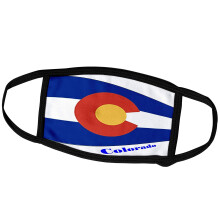 3dRose Mondkapje Groot, Colorado Vlag
