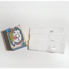 Gillian Cosmetics Muslin Reinigungstücher - 100% Baumwolle für Gesichtsreiniger