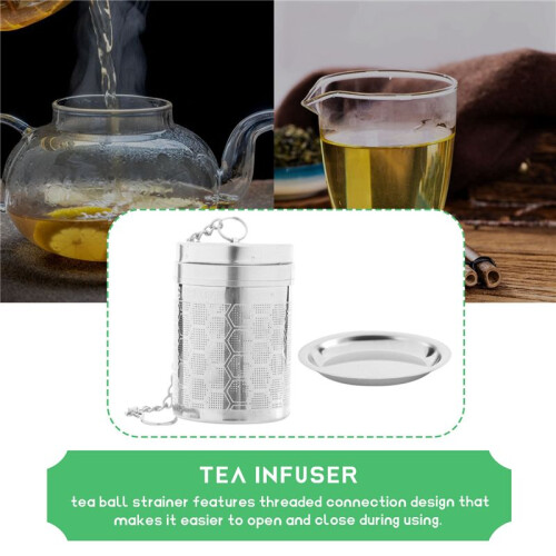 Tea Infusers for Loose Tea, Stainless Steel Tea Strainer, Extra Fine Mesh Tea Diffuser for Brewing Tea, Spices 2