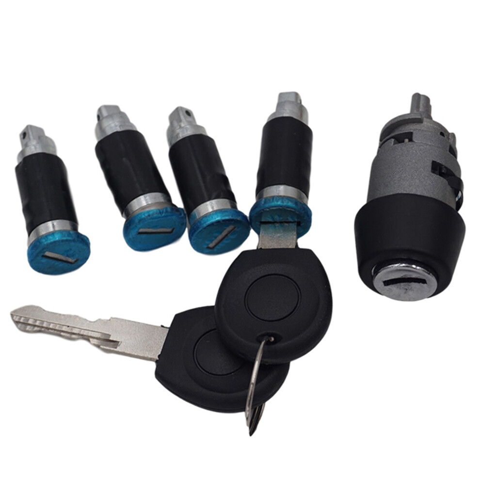 1 Set Ignition 4 Door Lock 2 Keys 701837205 For T4 Caravelle Mk Iv 1990-2003 Transporter Double Barn Doors 6031265293955