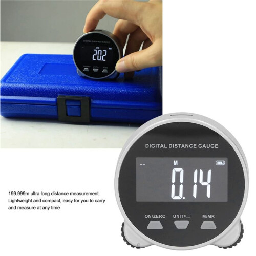 Digital Tape Measure, 656 Ft High Accuracy Electronic Rolling Ruler with LCD Display, Electronic Ruler Measuring Tool 2