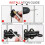 2 Pack Spring Loaded  Sliding Lock, Used for Automatic Door Closing Gun   Automatic Sliding Door Lock 4