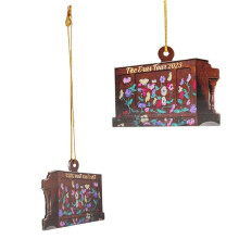 2 Adornos Apilados de Libros, Adorno de CorazóN para Amantes de los Libros, Adornos de Libros de áLbumes, Adorno de Pila de Tomos para Lectores