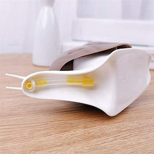 Cute Snail Soap Dispenser for Kitchen Bathroom Etc. (120ML) (White) 2