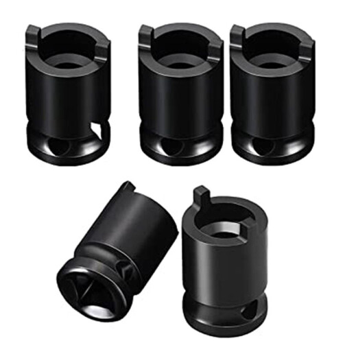 5PCS Angle Grinder Socket Wrench,Angle Grinder Pressure Plate Removal Sleeve,Steel Angle Grinder Socket Wrench Adapter