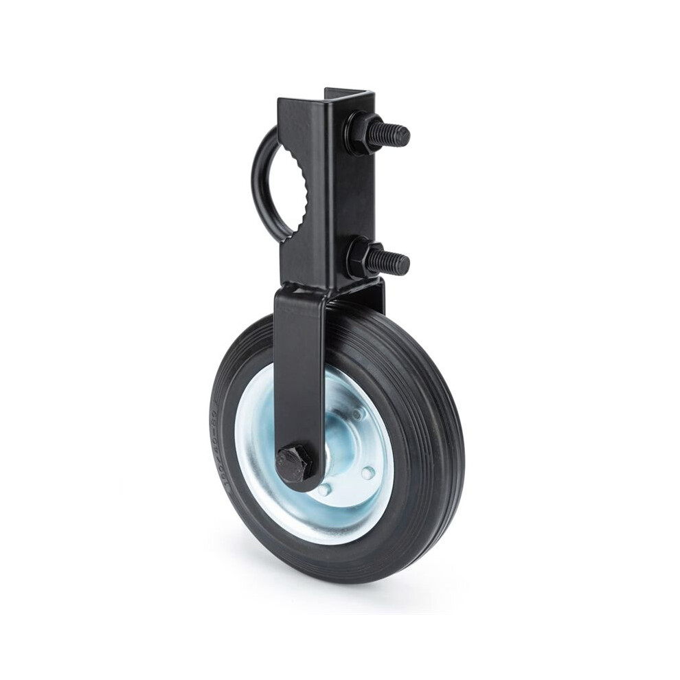 6 Inch Gate Wheel Gate Caster Kit Heavy Duty Gate Helper Wheel Gate Support Wheel For Chain Link Fence Swing Gate, Black 6034191735759