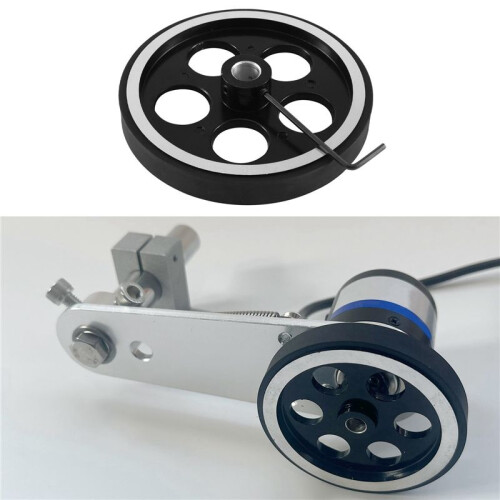 300Mmx10Mm Industrial Aluminum Rubber Measuring Encoder Meter Wheel for Industrial Encoder 1
