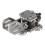 CW Morse Code Keys Automatic Radio HAM Send Telegram Paddle Doublewith Steel Body Three Magnets Neodymium 2