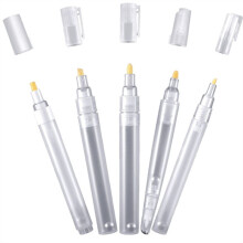 5Pcs Empty Refill Paint Markers Blank Refillable Paint Pens Empty Refillable  for Painting Transparent Pen Tube