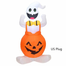 (US Plug) Blow Inflatable Halloween In Pumpkin Up Outdoor Yard Halloween Lights Led Decor