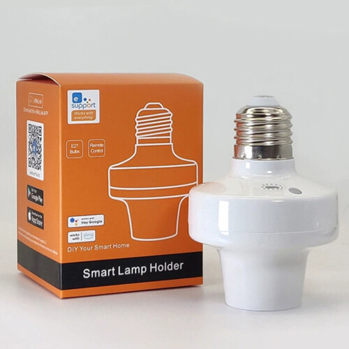 (Lamp Holder) Wireless E26 E27 Remote Control Light Lamp Holders Smart Tools Bulb Adapter