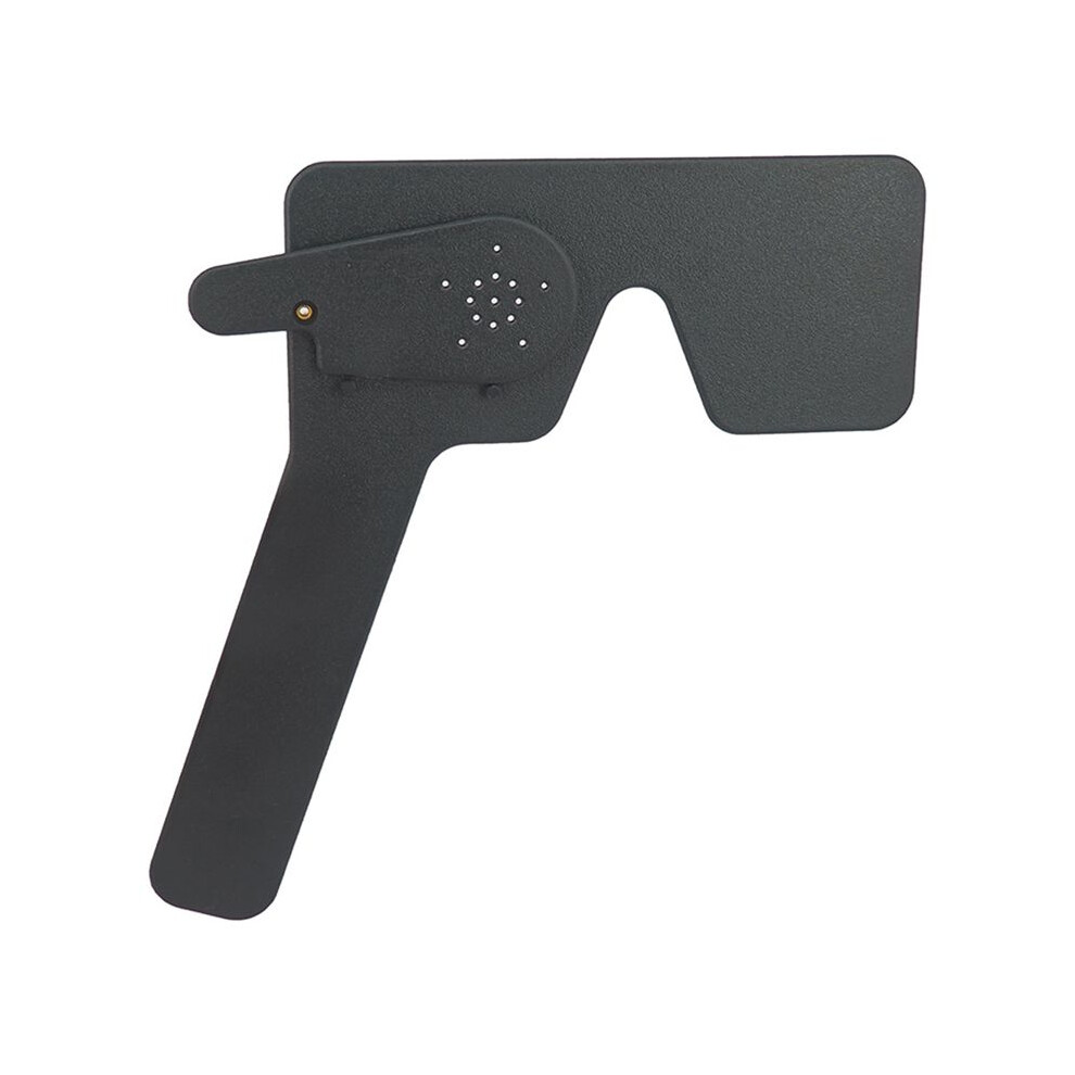 Black Professional Ophthalmic Lorgnette 17 Pinhole Plastic Vision Test Eye Occluder