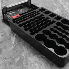 Le BoîTier de Rangement de la Batterie, Organisateur avec Couvercle Transparent à CharnièRe, avec Testeur de Batterie, Contient 93 Batteries de