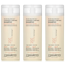 GIOVANNI ECO CHIC 50:50 Gebalanceerd Hydraterend Clarifying Shampoo - Houdt Haar pH Gebalanceerd voor Overbewerkt Haar