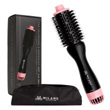 Milano Collection Spazzola Asciugacapelli, Styling Veloce e Facile, Volumizzatore per Parrucche e Capelli Naturali