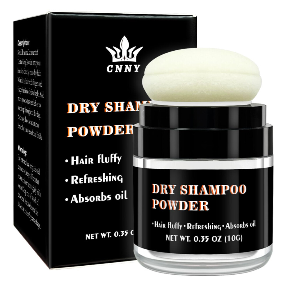 Crownnaturally White Cnny Dry Shampoo Powder For Hair Refreshing, Volumizing Powder For Root Fuller Looking Natural Hair, No Residues, Non Toxic, Non-Aerosol, Travel
