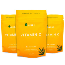 Latika Set di 3 Soaks - Bagni Vitaminici C con Arancia Dolce e Geranio Rosa