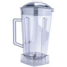 Reservekan voor Blender Vervangend Onderdeel Transparant 2L-Capaciteitsblender Reservecompatibel voor ZILVEREN CREST-Blender