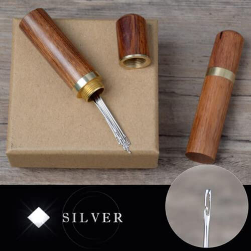 Self-Threading Needles,Sewing Needles for Hand Sewing,for the Elderly,Easy Side Threading Stitching Pins B 2