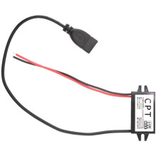 Auto Power Converter 12V Naar 5V 3A Spanning Converter met Enkele USB Adapter Connectoren voor Telefoon Opladen Auto Audio