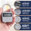 Metall TimerlåS LCD-SkäRm Multifunktion Elektronisk Tid 99 Timmar Max Timing USB Uppladdningsbart Timer HäNglåS, Silver 5