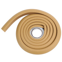 2M Children Protection Table Guard Strip Baby Safety Products Glass Furniture Horror Crash Bar Corner Foam Bumper Collision (Wood color)
