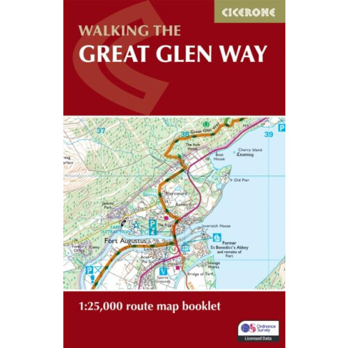 Walking the Great Glen Way Map Booklet by Paddy Dillon Paperback Book