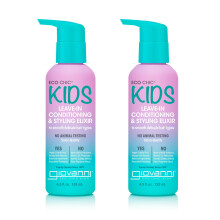 Eco Chic KIDs Leave-In Conditioning & Styling Elixir - Kids Leave In Conditioner, Leave In Conditioner For Kids, For Smooth Delicate Hair Types, Salon