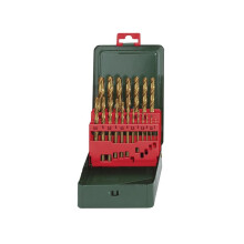 Metabo Hss-tin Drill Bit Set, 19 Piece