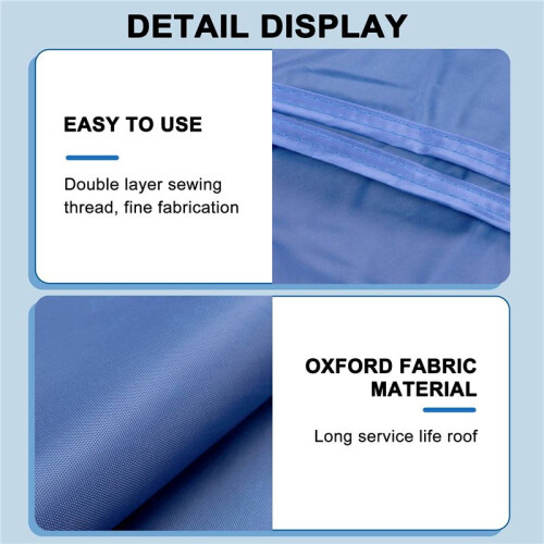 2X2M Canopy Top Cover Replacement Four-Corner Tent Cloth Foldable Rainproof Patio Pavilion Replacement 2