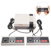 (EU AC Electric Locomotive Plug) Mini Vintage Retro Tv Game Console Classic 500 Builtin Controllers Games 2