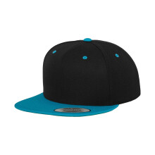 (One Size, Black/Teal) Flexfit Classic Two Tone Cap
