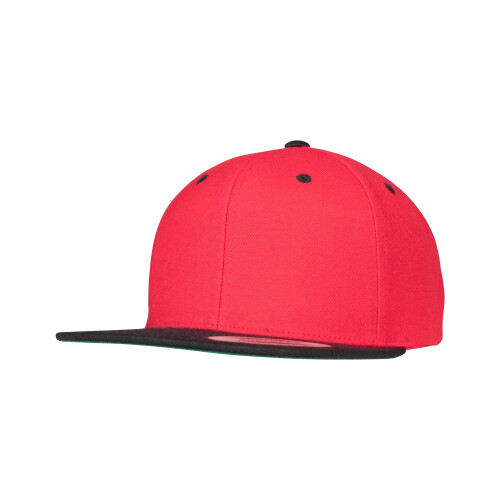 (One Size, Red/Black) Flexfit Classic Two Tone Cap