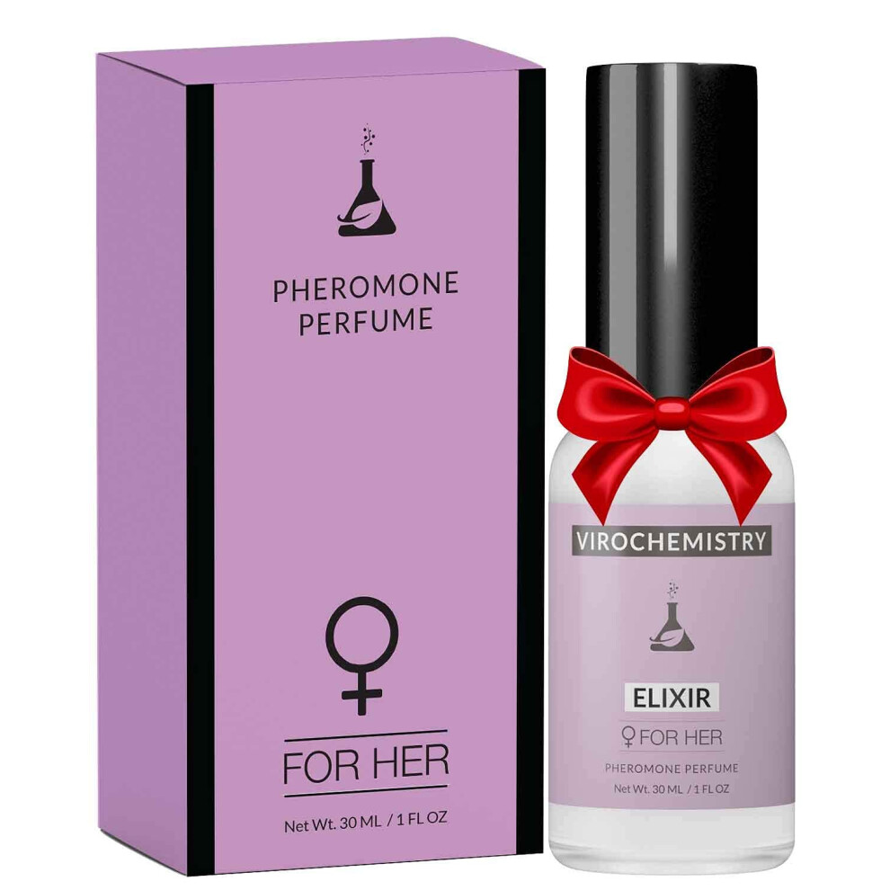 Virochemistry Pheromones For Women (Elixir) - Elegant, Ultra Strength Organic Fragrance Body Perfume (1 Fl. Oz)
