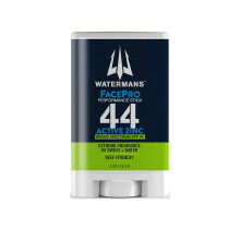 Watermans FacePro SPF 44 Sunscreen Stick for Face, Zinc Oxide Sunscreen Stick, Reef Safe Sunscreen, Broad Spectrum Face Sunscreen, Mineral Sunscreen