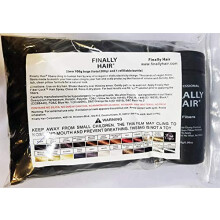 Fibras para el Cabello 200 Gramos 7 Oz. Con Botella By Finally Hair 50g*4 (Marrón Chocolate Oscuro)