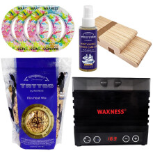 Waxness Premium Gold Wachswachs-Set mit 1,65 lb 0,74 kg Wachsbeutel