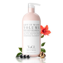 VoC Natural Volym Shampoo för Fint till Medium Hår | Anti-Frizz, Glansförbättrande, Icke-Toxisk, Vegan