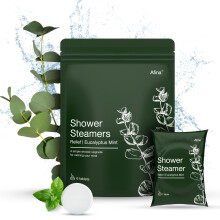 Afina Dusch-Tabletten | Eukalyptus-Minze | Aromatherapie für Stressabbau | Spa-Geschenke (6 Stück)