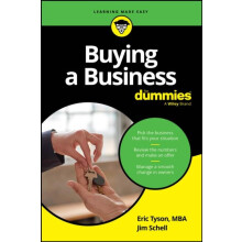 Buying a Business For Dummies by Jim Schell Paperback Book