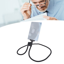 4X Large Acrylic Neck Magnifier 180x120mm for Reading & Repair