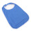 Senior Adult Bib with Adjustable Hook & Loop Machine Washable Blue Large 1