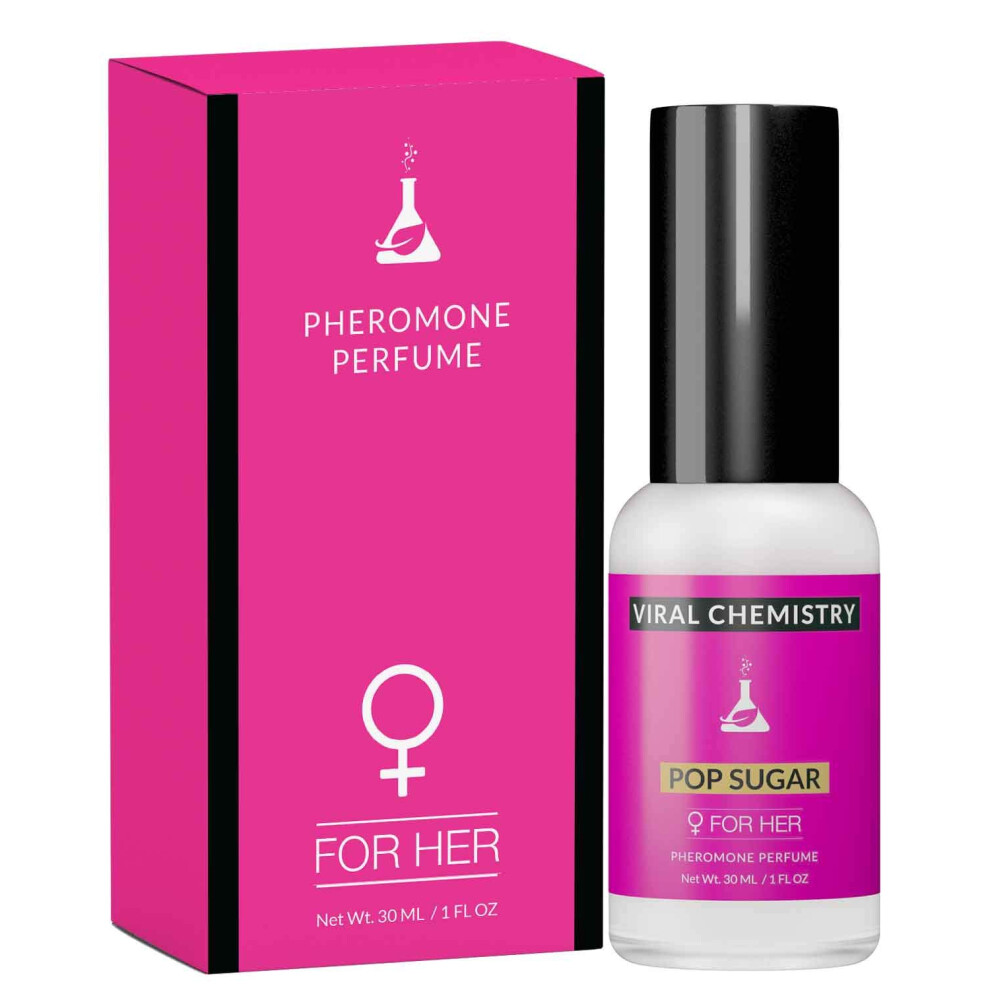 Virochemistry Pheromones For Women (Pop Sugar) - Elegant, Ultra Strength Organic Fragrance Body Perfume (1 Fl. Oz)