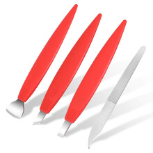 BEZOX Ingrown Toenail Removal Blades und Fußhornhautschneider - 3 verschiedene Pediküre-Messer