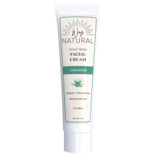 Way Natural Goat Milk Face Cream - Goat Milk Lotion, Unscented - 77% Organic, Real Goat Milk Moisturizer/Face Cream - Natural Lotion for Women & Men -