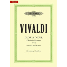 Gloria in D RV 589 Vocal Score Other Book